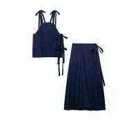 ราคา เสื้อผ้าผู้หญิง สไตล์ยุโรปและอเมริกา เสื้อผ้าลินินแท้ พร้อมโบว์ตกแต่ง ชุดกระโปรง Sarong 2794100 และ 2790100 (1731852742481184686)