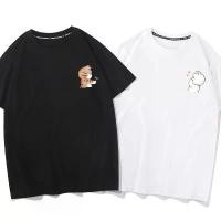 ราคา พิเศษเฉพาะวันวาเลนไทน์ เสื้อคู่รัก ผ้าคอตตอน100%ชุดคู่เสื้อยืดคู่รักแมวคู่การ์ตูน เสื้อสกรีน เสื้อคู่ S-5XL (1730298157378341784)