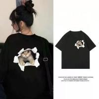 ราคา A72 เสื้อยืดคอกลมผู้หญิง เสื้อผ้าแฟชั่นผู้หญิง เสื้อยืด เสื้อยืดสีพื้น เสื้อคู่ (1731610272963003548)