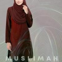 ราคา เสื้อยืดคู่รัก ดีไซน์มุสลิม ชุดคู่รัก เสื้อคู่ baju sedondon สีน้ำตาล (1730569994041723359)