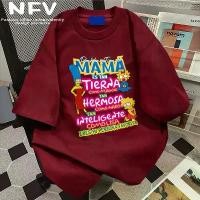 ราคา NFV แบรนด์ดีไซน์ต้นฉบับ 100% ผ้าฝ้าย แนวการ์ตูนขี้เล่น สไตล์อเมริกัน ลาย Simpsons เสื้อยืดผู้หญิง ฤดูร้อน สไตล์หวาน ใหม่ เสื้อคู่ แมทช์ง่าย YG687 (1731946072441259826)