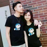 ราคา เสื้อยืดลายโดเลม่อน น่ารัก เสื้อยืดคอกลม เสื้อทีม เสื้อครอบครัว เสื้อคู่ คอกลม เสื้อแขนสั้น ผ้านุ่มสวมใส่สบาย เสื้อคู่ชายหญิง ขาว,ดำ (1729667066957826765)