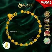 ราคา สร้อยข้อมือทอง น้ำหนัก 7.50 กรัม ดีไซน์ทารก RATU เหมาะสำหรับสวมใส่ทุกวัน กำไลข้อมือและสร้อยข้อมือ ชุบ เครื่องประดับ 08RJ (1731933815687054891)