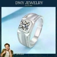 ราคา แหวนผู้ชาย, เครื่องประดับ DMY, Moissanite จริงพร้อมใบรับรอง, หินแท้, เพชรสี่แถว, เหมาะสำหรับแหวนหมั้น, แหวนชุบแพลตตินั่ม, แหวนสุซา ผู้ชายดั้งเดิม, เงินแท้, ตัวเลือกเพชรสำเร็จ 100 (1732267679350950331)