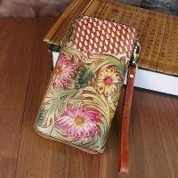 ราคา กระเป๋าสตางค์หนังวัวชั้นแรก, แฮนด์เมด, แกะสลักหนัง, กระเป๋าสตางค์ยาว, คลัตช์วินเทจ, สำหรับผู้หญิง, [COD], มาใหม่ wallet women กระเป๋า จัด ระเบียบ กระเป๋า สตางค์ ซิปรอบ ของ (1731811508205029334)