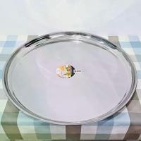 ราคา COD ถาดสแตนเลส ถาดเสริฟ ถาดสแตนเลสกลม ถาด ถาดกลม (หนา) ขนาด 40/45/50/55/60/65/70 ซม.(ตราTK) (1731719494098650731)