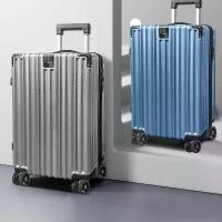 ราคา แนะนำ แนะนำ กระเป๋าเดินทางล้อลากขนาด 20 นิ้ว 24 นิ้ว โครงอลูมิเนียม ปิดด้วยซิป มี 8 ล้อ น้ำหนักเบา พกพาสะดวก ความจุขนาดใหญ่ มี 3 สี ดำ เงิน น้ำเงิน กระเป๋าเดินทางนักเรียนTikTok (1731738214155782050)