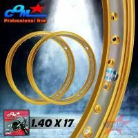 ราคา explanationshop34 คุณภาพรับประกันได้ ล้อ COM 1.40 X 17 รางน้ำ ทอง-เงิน ยิงทราย ทูโทน จำนวน 2 วง ล้อคอม COM* ขนาด 1.40 ล้อขอบ17 วงล้อคอมดาวของแท้ ล้ออลูมีเนียม ล้อมอเตอร์ไซค์ Motorcycle อลูมิเนียม (173