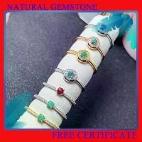 ราคา แหวนมรกต ธรรมชาติ ดีไซน์เรียบง่าย ขนาดเล็ก เงิน 925 สไตล์วินเทจ เรียบหรู สำหรับผู้หญิง ประดับไพลินและทับทิม มาพร้อมใบรับรอง (1731433380143925242)