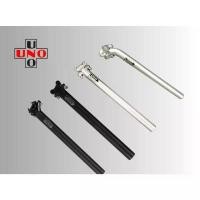 ราคา หลักอาน UNO สำหรับจักรยาน หมอบและภูเขา สี ดำ เงิน อลูเกรด 6061 จัดส่งฟรี กทม กลางแจ้ง ออกกำลังกาย Sport กีฬา (1731773759440062694)