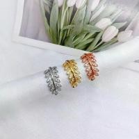 ราคา แหวนลายใบมะกอก งานทองเหลือง มี3สี เงิน,ทอง,นาค ฟรีไซร์ (1729776115768855206)