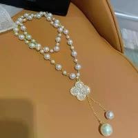 ราคา สร้อยคอมุกลูกพลับยาว, มุก Van Cleef, สำหรับผู้หญิง, ราคาไม่แพง, การออกแบบเฉพาะหรูหรา, จี้ประดับ, จี้โซ่เสื้อกันหนาว (1732303252513523844)