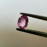 ราคา พลอย แซฟไฟร์ สีชมพู รูปทรงไข่ ขนาด 4x3mm.(มิลลิเมตร) อัญมณีแท้ 100% จาก ธรรมชาติ (1730019965639953195)