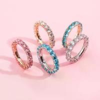 ราคา แหวนเพทาย ทรงกลม สำหรับผู้หญิง เทรนด์ฮิปฮอป แหวนเพทายหลากสี 4 มม. พลอย แหวน (1732210399227054839)