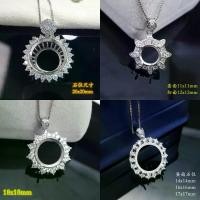 ราคา พลอย Moissanite, พลอยตัดกลม, ฝัง DIY, การตั้งค่าก้อนจี้ขนาดใหญ่, หลายการตั้งค่า (1731816738609661006)