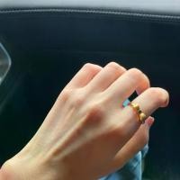 ราคา แหวนปมผีเสื้อสำหรับผู้หญิง ดีไซน์เฉพาะ สไตล์อินเทรนด์ ชุบทอง ปรับได้ เหมาะสำหรับนิ้วชี้ แหวนเปิดคนดังทางอินเทอร์เน็ต แหวน โอปอล แท้ แหวน หัว พลอย cluster ring (1732032587152263476)