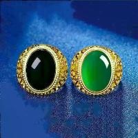 ราคา แหวนปรับได้, วัสดุโลหะผสม, มรกตและการออกแบบสีดำเข้ม, บุคลิกภาพของผู้ชาย, หินชาลเกดสีน้ำเงินมรกต, สไตล์วินเทจ, ของขวัญสำหรับพ่อ แหวน มรกต ผู้ ชาย แหวน หัว พลอย (1732105846352218812)