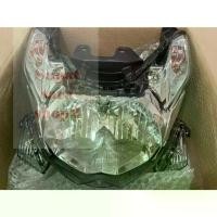 ราคา ไฟหน้า เพชร MIO-125-I GT 125-I MX ปี 2012 รุ่นหัวฉีด #พร้อมขั้วไฟและหลอดไฟ #HMA Brand (1731877362938250479)