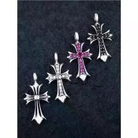 ราคา สร้อยคอจี้ไม้กางเขนคู่, Anjia, เงินแท้ 925, เพชร, สไตล์วินเทจ, พิเศษ, ราคาไม่แพง, หรูหรา, สำหรับเด็กผู้หญิง, จี้โซ่กระดูกไหปลาร้า (1730360579288959168)