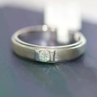 ราคา [DR585] WG แหวนชายเพชรเม็ดเดี่ยว ทอง 9K เพชรแท้รวม 0.14 กะรัต 1 เม็ด น้ำหนักทอง 4.17 g. ไซต์พร้อมส่ง #59 เครื่องประดับเพชรแท้ ทองแท้ (1731923883776640230)