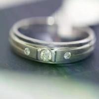 ราคา [DR583] WG แหวนชายเพชรเม็ดเดี่ยว ทอง 9K เพชรแท้รวม 0.16 กะรัต 3 เม็ด น้ำหนักทอง 3.32 g. ไซต์พร้อมส่ง #58 เครื่องประดับเพชรแท้ ทองแท้ (1731923866742588646)