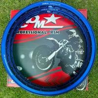 ราคา ล้อรางน้ำ COM แท้ 1.40x17 สีน้ำเงิน กล่องเทา [พร้อมส่ง] ราคา 1คู่ - ทอง Motorcycle รถ มอเตอร์ไซค์ คอม ดาว ขอบ 17 (1731538139390249296)