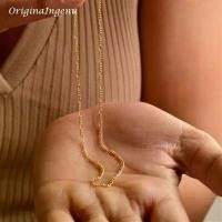 ราคา สร้อยคอโซ่ Figaro, ทอง 14K, สไตล์โช้คเกอร์โบโฮ, สร้อยคอโซ่โอชะ, เครื่องประดับมินิมอล, ทนต่อคราบ, สร้อยคอ (1731097635068020892)