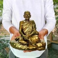 ราคา NMT8 หลวงพ่อฤาษีลิงดำ วัดท่าซุง สีปัดทองเก่า ประทับนั่งยิ้มรับทรัพย์บนก้อนหิน เข้าพิธีปลุกเสกเสาร์ 5 ขนาดประมาณ5นิ้วพระพิฆเนศ สูง ธูป ทอง 5 นิ้ว (1731121835893033679)