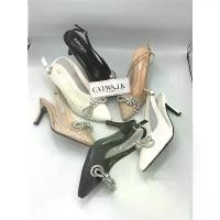 ราคา รองเท้าคัชชูหัวแหลมส้นเข็มหน้าโบว์ สูง2นิ้ว มี3สี ขาว ดำ ทอง(ฺBelongse) จัดส่งฟรี กทม (1731798549054064112)