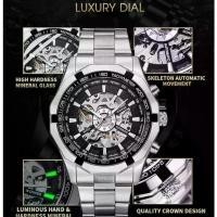 ราคา นาฬิกากลไกอัตโนมัติ ดีไซน์หรูหรา สีเงิน/ทอง โครงกระดูก สแตนเลส นาฬิกาข้อมือสปริงวินด์ ตัวเรือนเงิน/ทอง (1731106642060806381)