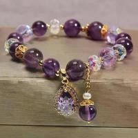 ราคา สร้อยข้อมือจี้เพทายอเมทิสต์, หินธรรมชาติ, ละเอียดอ่อน, สำหรับสุภาพสตรี, โรแมนติกและสง่างาม, เครื่องประดับอเนกประสงค์ ท๊อป ไทด์ ทับทิม (1731520939485530646)