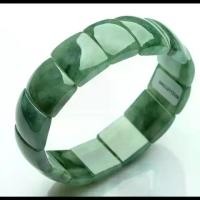 ราคา สร้อยข้อมือหยก Jadeite สีเขียว พร้อมน้ำมันหยก แหวน หยก เลส ข้อมือ (1731686065343595807)