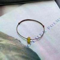 ราคา สร้อยข้อมือหยก, หยก Xiu ธรรมชาติ, หยกทอง, เชือกถัก, สิ่งสวยงาม, ความละเอียดสูง, สไตล์โบราณ, สร้อยข้อมือขนาดเล็กอเนกประสงค์, สำหรับผู้หญิง (1732318288758344211)