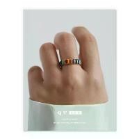 ราคา หยดน้ำมันทำมือ ทองเหลืองชุบโลหะผสมทองแท้ แหวน รุ่น แหวน หยก แหวน ทําจากเหรียญ (1731910605407487493)