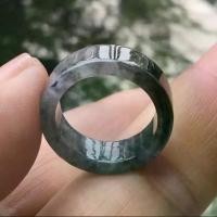 ราคา แหวนหางนิ้วไก่หยกหยก, หยกดำน้ำแข็งดำ, ขนาดสี่เหลี่ยม, หยก, [คำแนะนำของร้านค้า] (1731652221709879001)