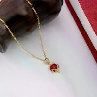 ราคา จี้จิ้งจอกแดง สไตล์จีน ดีไซน์ย้อนยุค สร้อยคอเปลี่ยนชะอำนำโชคและโชค อเนกประสงค์ คุณภาพสูง ฝังไมโคร โซ่กระดูกไหปลาร้า โซ่เสื้อกันหนาว สำหรับผู้หญิง floating necklace สร้อยคอ หยก สร้อยคอ เม็ด มะยม (17318