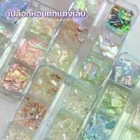ราคา Majikku Set 6 ช่อง อะไหล่ติดเล็บ เปลือกหอย หินสี แผ่นบางประกาย อะไหล่แต่งเล็บ DIY Nail (1731361217074924231)