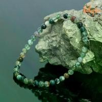 ราคา พร้อมส่งจากไทย หินมอสอาเกต หินหยก 5 สี ขนาด 4 มิล Moss Agate กำไลหินมงคล หินแห่งความมั่งคั่ง ช่วยดึงดูดความอุดมสมบูรณ์ หินสี กำไลหิน หินมงคล หินสีเขียว (1732300498835376730)