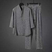 ราคา ชุดสูทผู้ชาย สไตล์จีน ผ้าไหมน้ำแข็ง เดรด เสื้อยืดบาง แขนสั้นผู้ชาย ชุดฤดูร้อน ทรงหลวม พลัสไซส์ ชุดสูทสองชิ้น ปัก เสื้อ ทหาร ผ้า ไทย สีม่วง ผู้ ชาย ชุด ส่าหรี โอปอล ท่านอ๋อง ราชวง (1731536067293316561)