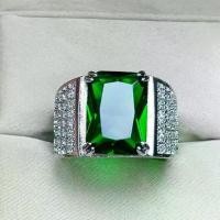 ราคา แหวนมรกตสำหรับผู้ชาย ครอบงำ เพชรเต็ม คุณภาพระดับไฮเอนด์ ปรับขนาดได้ 15 กะรัต หินหลัก แหวน มรกต ผู้ ชาย (1732105845833697980)