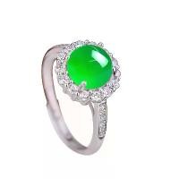 ราคา แหวนเงินแท้ S925 การตั้งค่าเครื่องประดับสไตล์เกาหลีและญี่ปุ่น สำหรับฝังหยก มรกต อำพัน และอำพัน การตั้งค่าแหวนเปิด 8*8 รองรับเปล่าขนาด 8*8 (1731849152871564612)