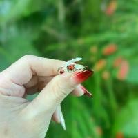 ราคา GM11 แหวนพลอย โกเมน พลอยแท้พลอยธรรมชาติ ปรับไซส์ได้ (1731487349269105541)