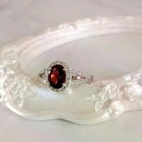 ราคา แหวนพลอย โกเมน แท้ เงินแท้ S925 พลอยแท้ พลอยดิบ พลอยธรรมชาติ Garnet Natural Gem Ring (1732148679651002686)