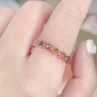 ราคา แหวนพลอยทัวร์มาลีนธรรมชาติ ของแท้, (TB087-D) แหวน บุษราคัม นําโชค galaxy ring (1731727261922789178)