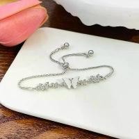 ราคา สร้อยข้อมือผีเสื้อเพทาย แฟชั่น มาใหม่ สำหรับผู้หญิง สีเงินหรูหรา กำไลบุคลิกภาพ เครื่องประดับปาร์ตี้ ของขวัญ แมว นิล จักร แท้ (1732281702354290923)