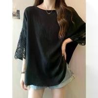 ราคา เสื้อยืดแขนสั้นลูกไม้ฤดูร้อน ไซส์ใหญ่ ทรงหลวม ความยาวปานกลาง สำหรับผู้หญิง เสื้อ ทวิต คําเตือน แฟชั่น แจ็กเกต แขนยาว อิสลาม ผ้า ราคา ถูก ไทย ไพลิน คอบัว สไบลาย ดอก สงกรานต์ คุณ น (1731456316742469529)