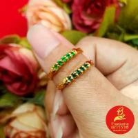 ราคา On time แหวนทองฝังพลอย สีเขียว ไพลิน ดำ ชมพู ชุบทอง งานสวย ใส่เสริมบารมี ใส่ได้ทุกโอกาส ใส่อาบน้ำได้ รูปถ่ายจากสินค้าจริง (1732330569972484698)