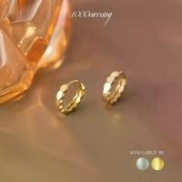 ราคา ต่างหู Huggie ทรงหกเหลี่ยม Tessa เงินสเตอร์ลิง 1000 ต่างหู มีสีทองและสีเงิน (1732119308892604872)