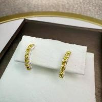 ราคา ต่างหูเสริมมงคลเงิน 925 ฝังคริสตัลสีเหลืองบุษราคัม ต่างหูคริสตัล ต่างหูผู้หญิง ต่างหูพลอยสีเหลือง สินค้าคุณภาพพร้อมส่ง (1731920496688794514)