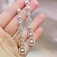 ราคา Neriza Jewelry/ ต่างหูระย้าเพชรสังเคราะห์ ประกายเทียบเท่าเพชรแท้ NE163 ต่างหูเพชรประกบ ต่างหูเพชร ต่างหูระย้า ต่างหูออกงาน (1729616935279889328)